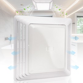 FancyTark S97014094 Bathroom Fan Cover Grille and Lens for Br-oan Nu-tone 678, 679, 679FL, 679FLT, 680, 680FL, 680FLT, M680, HD50L, HD80L, 678C Exhaust Fan Models
