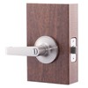 Copper Creek AL1230SS Avery Privacy Door Lever, Satin Nickel