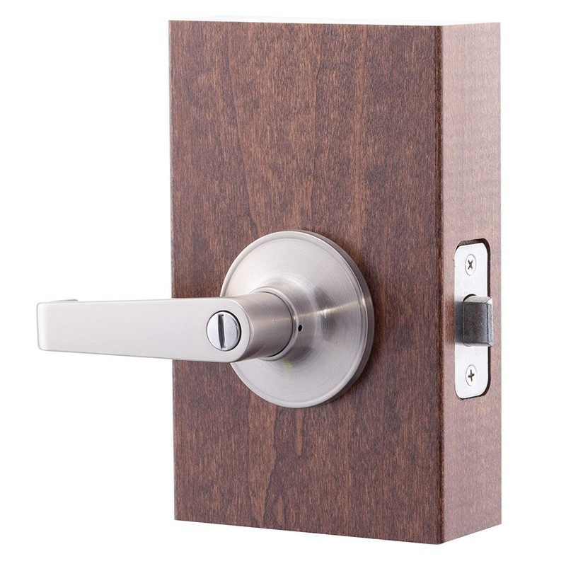 Copper Creek AL1230SS Avery Privacy Door Lever, Satin Nickel