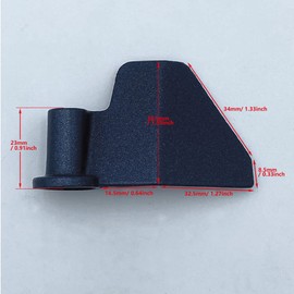 Bread Maker Paddles, Bread Maker Kneading Paddle, Stainless Steel Non Stick Breads Machine Paddle for Breadman Replacement for Most Style Breadmaker Machine(COLOR:black)