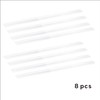 8PCS Clear Rigid Plastic Slip On Cabinet Door Protector, Works