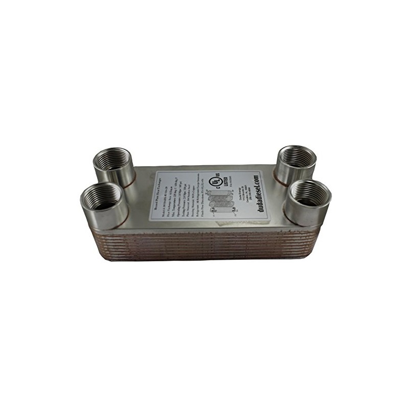 Duda Energy HX0530: F025 B3-5A 30 Plate Heat Exchanger, 1/4"