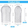 vsshe 6 Pcs Aluminum Gutter Guards, Metal Gutter Downspout Guard