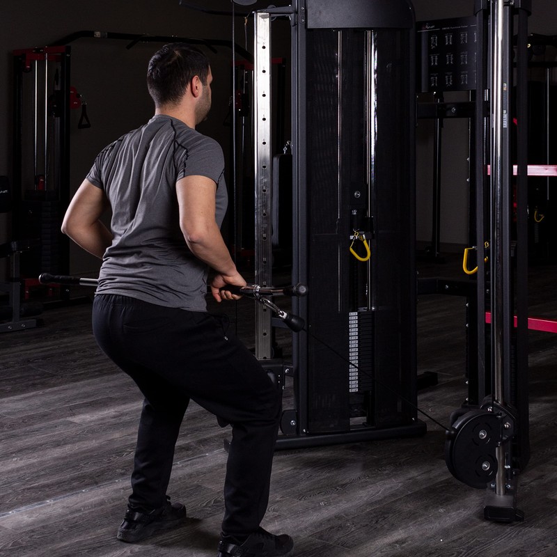 AmStaff Fitness 48" Straight Ez Curl Lat Pull Down Bar