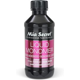 1 MIA SECRET 4 oz / 120ml LIQUID MONOMER PROFESSIONAL ACRYLIC NAIL SYSTEM + FREE EARRING by Mia Secret