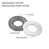 sourcing map AXK1226 Thrust Needle Roller Bearings with Washers 12mm