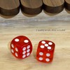 WOWME Shut the Box Dice Game Solid Wood Board for