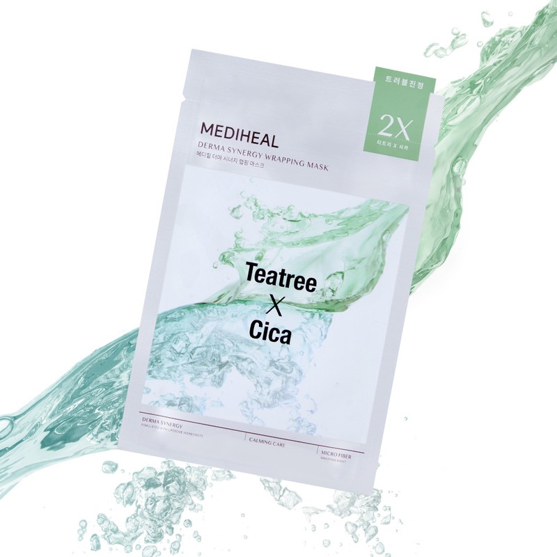 Mediheal Derma Synergy Wrapping Mask Trouble Soothing (Tea Tree /