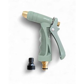 LIVLIG Garden Sprayer Made of Plastic and Brass, Premium Garden Hose Syringe, Cleaning Sprayer, Green