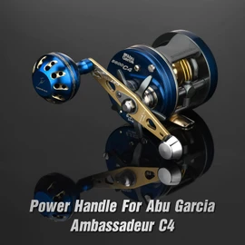 GOMEXUS Power Handle Compatible for Abu Garcia Ambassadeur C3/C4/S/SX 5000-6600 Round Fishing Reel Catfishing Handle