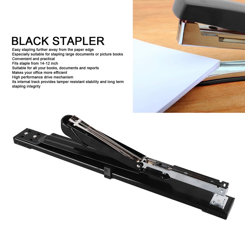 Long Arm Stapler Durable Stainless Steel Long Reach Stapler for