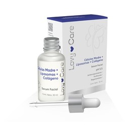 LOVY CARE Serum Facial Células Madre + Liposomas + Colágeno, 30 ml, Rejuvenecedor, Hidratante y Tratamiento Antiarrugas