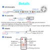 White LED Strip Lights, WOBANE Dimmable LED Light Strip Kit,