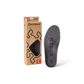 Icebug Comfort Insoles with Dynamic Arch Support, Charcoal Medium Arch, M 5/W 6.5-7