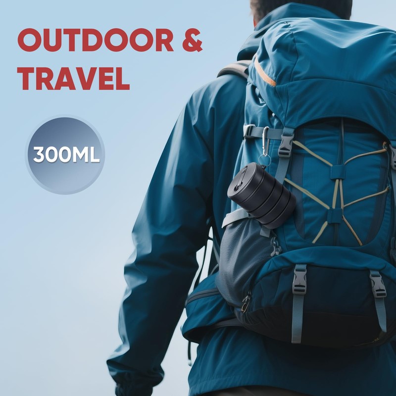 BATHKITY Travel Bidet, Portable Bidet with Collapsible & Expandable Design,