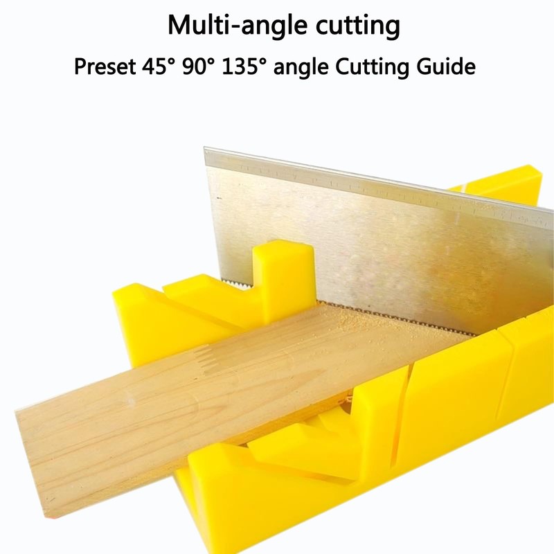 Mitre Box and Saw Set for Wood, Gypsum – Miter