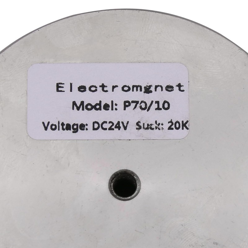 Electromagnet, 24 ± 2 V operating voltage, the maximum suction