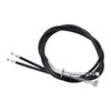 2pcs ATV Front Brake Cable High Strength Steel Rugged Structure