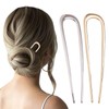 3Pcs French Hair Pin Metal, French Twist Hair Pin U