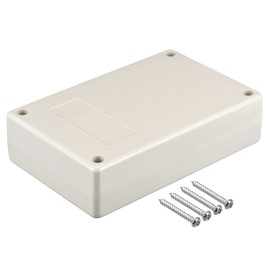 sourcing map Waterproof Junction Box 125x80x32mm ABS for Electrical Project (Gray, Pack of 2)