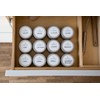 Rimoco large spice jars, stackable, with extra aroma lid incl.