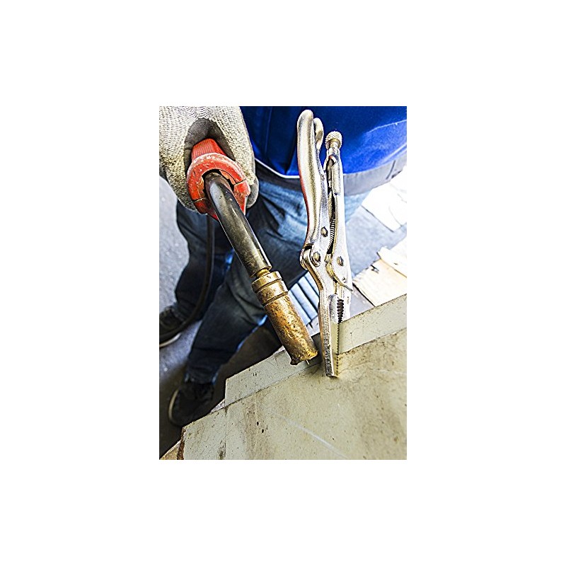 VIGOR V1802 Grip Pliers with Long Jaws, Multi-Colour