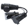 Draper 99661 13-Pin Euro to 7-Pin N-Type Converter, Black