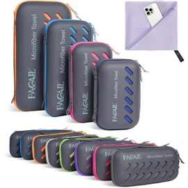 BAGAIL Microfibre Travel Towel, Perfect Camping Towel, Swimming Towel and Beach Towel, Quick Dry - Super Absorbent - Ultra Compact, Great for Sports, Gym, Yoga and Backpacking
