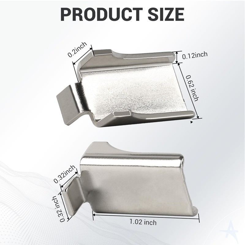 AOTHOTOP Shelf Support Clips Metal Shelf Clips for Adjustable Shelf