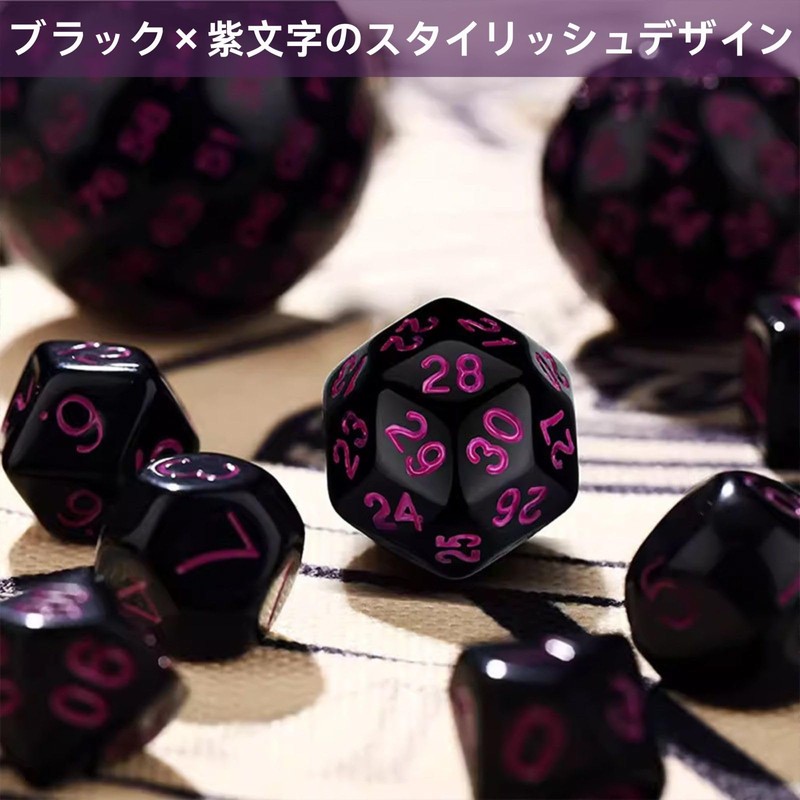 Youact Dice Set, Polyhedral Board Game Dice, Set of 15,