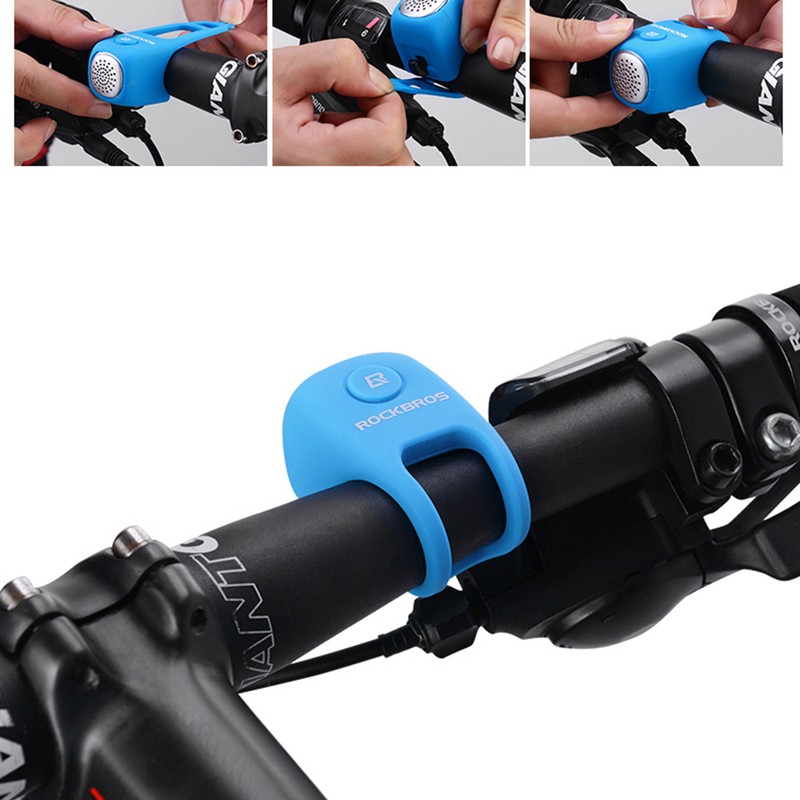 ROCKBROS Electric Cycle Bells Horn Rainproof MTB Bicycle Handlebar Bell