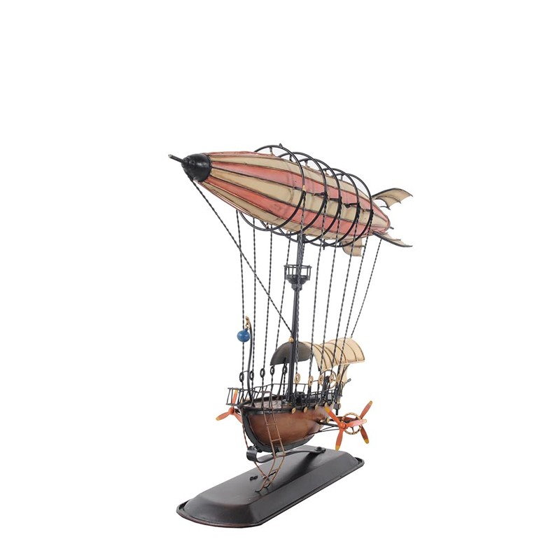 Old Modern Handicrafts Steampunk Airship Model Ceiling Décor, One Size,