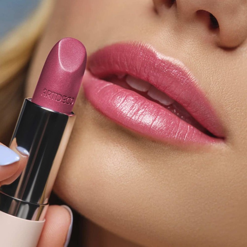ARTDECO Perfect Colour Lipstick - Long Lasting Shiny Lipstick Pink