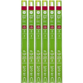 GE (case of 6) GE LED Grow Light for Indoor Plants, 22 inch T5, 11 watts, 800