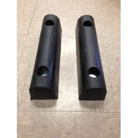 Rubber Dock Bumper 12x3" Morgan Supreme Truck Trailer Maxon Liftgate Protection - 2 Pack!