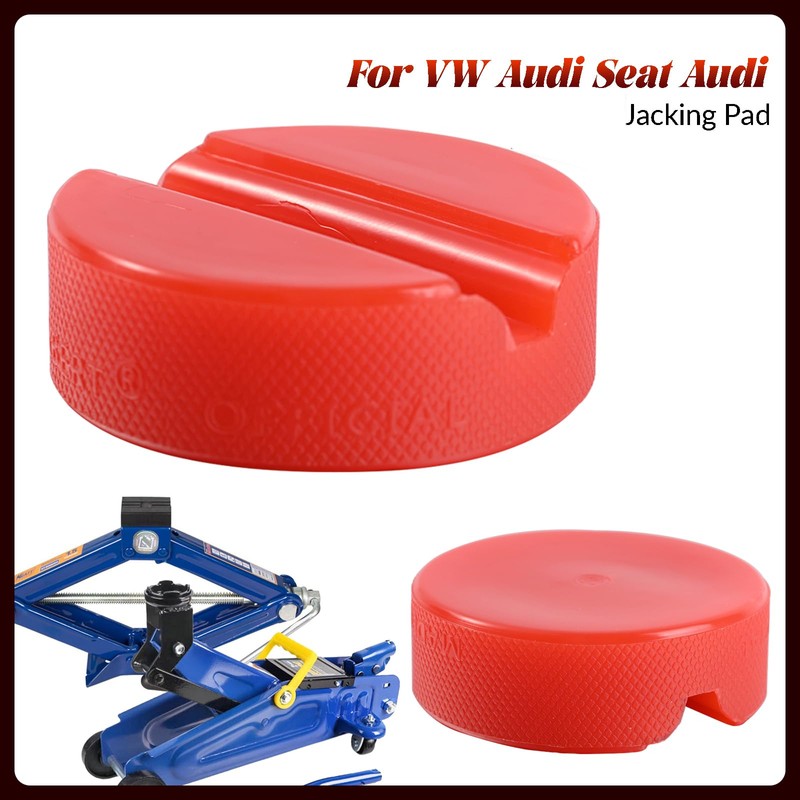 Car Jack Support Adapter Polyethylene Red Axle Stands Stand Support