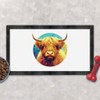 'Highland Cow' Pet Feeding Mat (PM00023947)