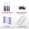 Nilight Trim Removal Tool 102 Pcs, Auto Push Pin Bumper