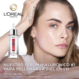 L'Oréal Paris Revitalift Ácido Hialurónico Sérum de Rostro, Hidrata Intensamente y Rellena Líneas de Expresión, 30 ml.