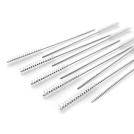 (10pcs) Alsilence Hearing aid Vent Tube Cleaning Brush earhook Cleaning kit Hearing Amplifier Cleaning Small Hole Tools