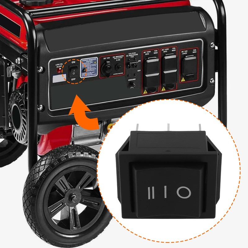 SING F LTD 2X 3-Position 6-Pin Start On Off Switch