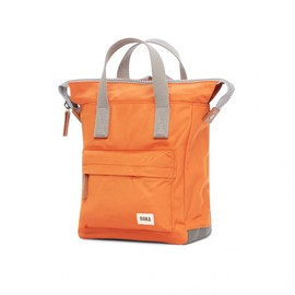ROKA Bantry Tote Backpack for Women, Men & Kids - Nylon Small Backpack w/Multi Pockets & Adjustable Straps for Work, School, Travel - Burnt Orange