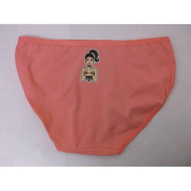 Chii "Bondage Collection" Cotton Blend Apricot Hipster Woman's Underwear/Biki