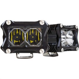 Heretic Studio LB-6S02122 6-Series Flood Light - Black -2in.