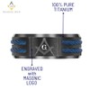 Willis Judd MasonicMan Mens Titanium Freemason Masonic Ring Latin Engraving