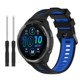 Replacement Band for Garmin Forerunner 965 Watch, Soft Silicone Strap for Garmin Forerunner 965 Running Smartwatch, Colorful Band for Garmin 965 Watch Women Men