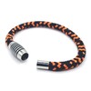 Bracelet "Hot Coal" Made of Colour-Intense Paracord Sailing Rope with