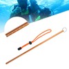 Diving Pointer Stick Aluminum Alloy 35cm Multifunctional Underwater Rod with