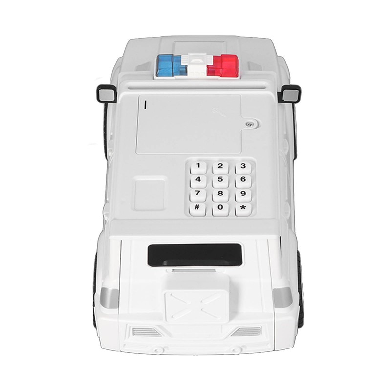 Car Bank Automatic Fingerprint Password Money Rolling Cash Coin Car