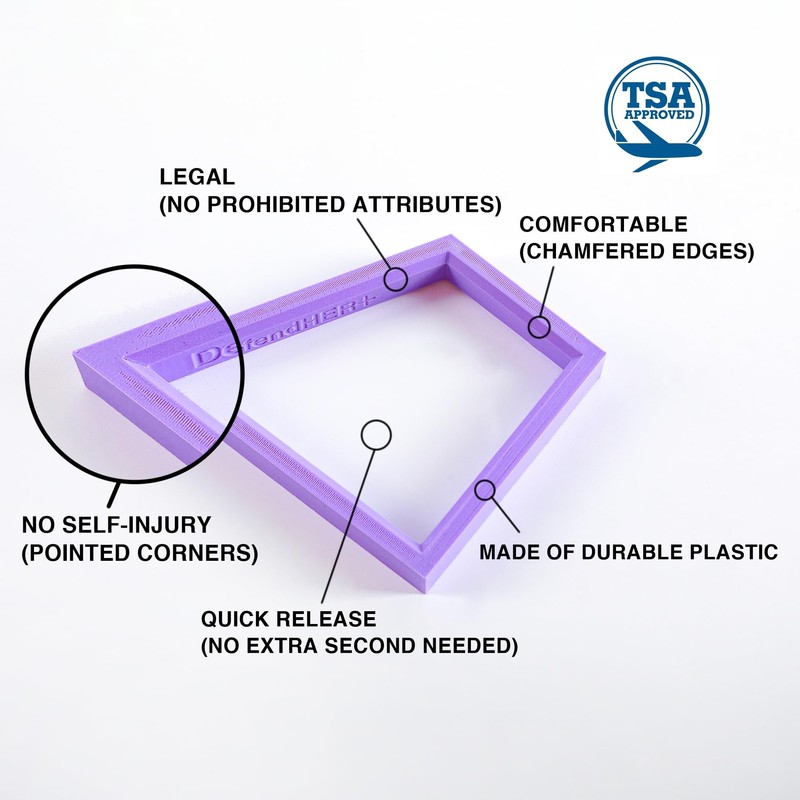 DefendHER+™ Feel Safer With Discreet Self Defense Bracelet Tool For